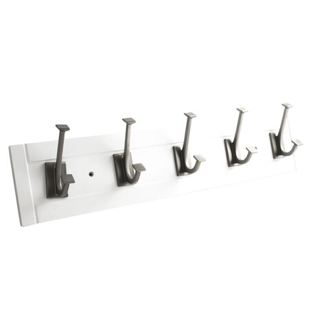 Hickory Hardware Coat Rack/Hook Rail 27 Inch Long S077230-WSS